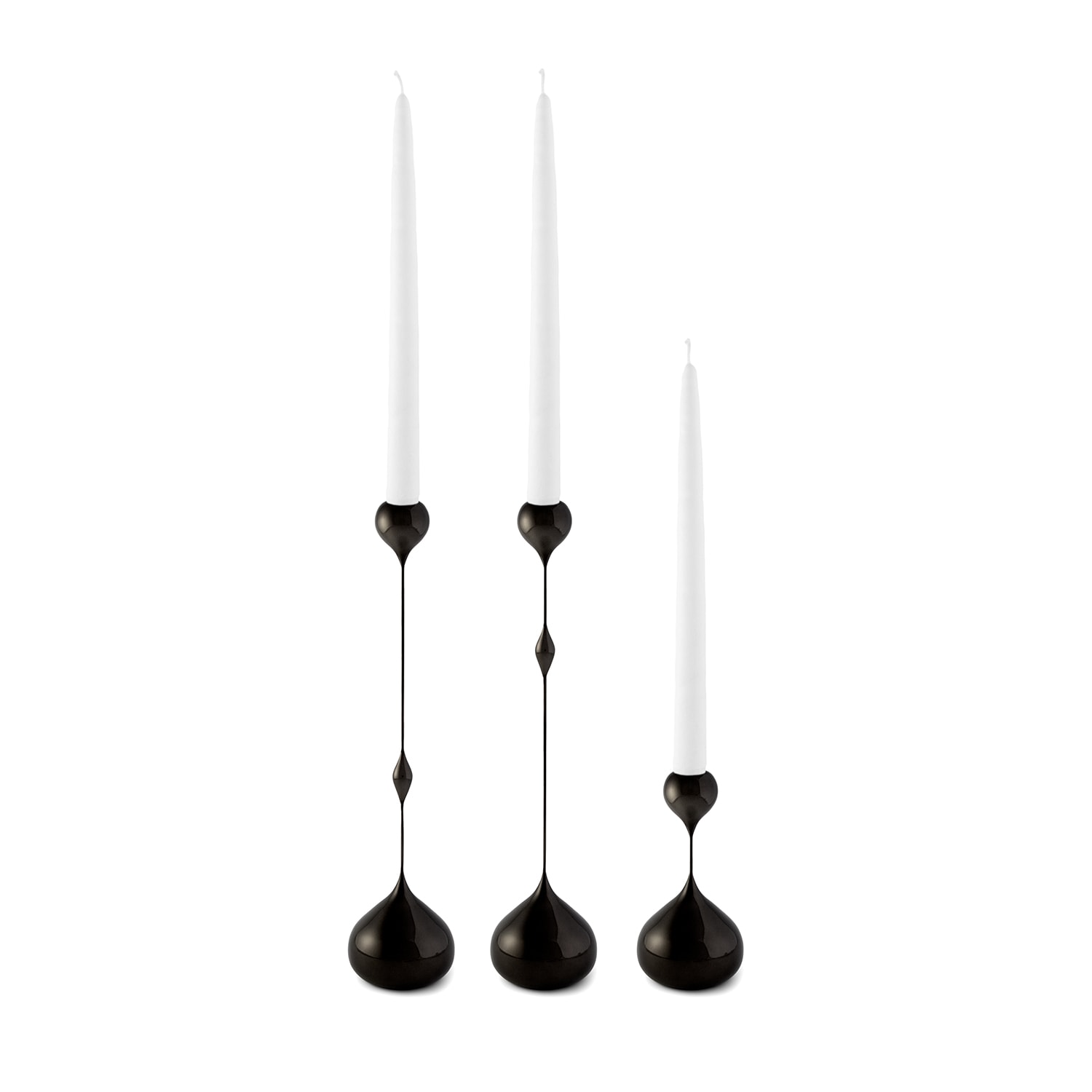 Tender High, Low & Small Black Candles Square